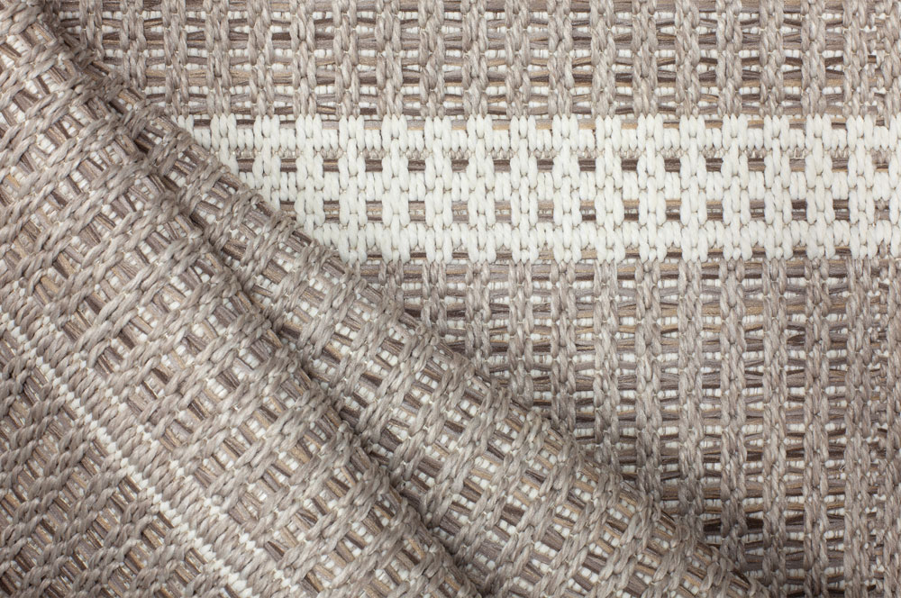 Sand Dune Textured Beige Outdoor Rug by Treasure Garden - Image 3